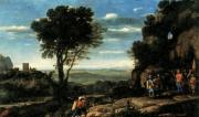 Dávid Adulám barlangjában (The National Gallery London) – Claude Lorrain (Claude Gellée)